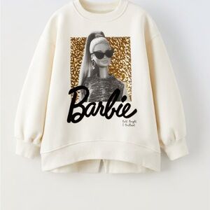 ZARA Barbie Graphic Sweatshirt kids